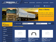 Tablet Screenshot of princeza.com.br